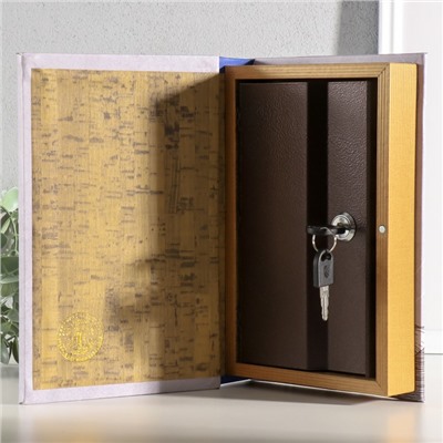 Шкатулка книга - сейф «Греческая скульптура», дерево, искусственная кожа, зеркало, 24×16×5 см