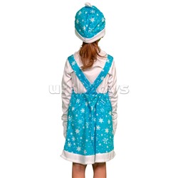 Изделие швейное "Набор карнавальный "Зимушка" плюш (6-9 лет, рост 122-134 см)