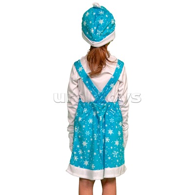 Изделие швейное "Набор карнавальный "Зимушка" плюш (6-9 лет, рост 122-134 см)