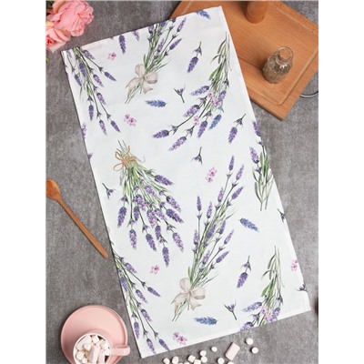 Полотенце «Этель» Lavender (вид 2), 40×73 см, 100% хлопок, саржа 190 г/м²