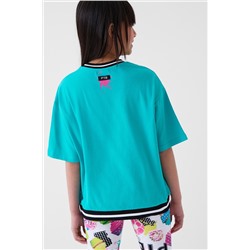 Джемпер трикотажный для девочек (футболка) PLAYTODAY, 1240338