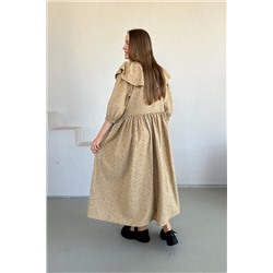 Платье женское  STREET074/03/Бежевый, бордовый