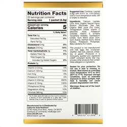 California Gold Nutrition, HydrationUP, смесь для приготовления электролитического напитка, тропические фрукты, 20 пакетиков, 4,8 г (0,17 унции) в каждом
