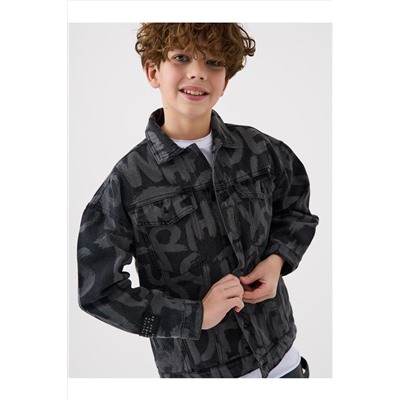 Куртка текстильная джинсовая для мальчиков PLAYTODAY, 1240615