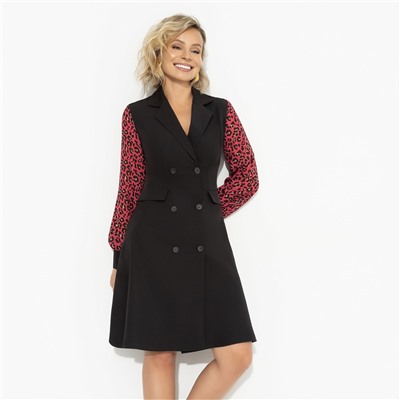 Платье на пуговицах, Чао, Белла (леопард)