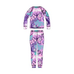 Термокомплект трикотажный для девочек: брюки, толстовка