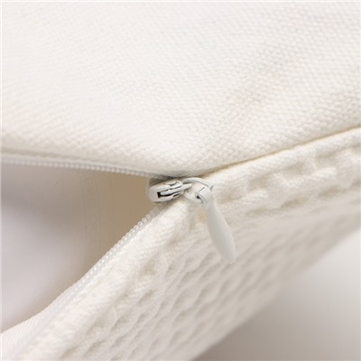 Наволочка декоративная «Этель», сканди, 45×45 см молочный