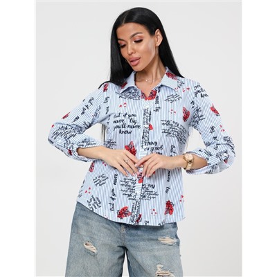 Ковыль - рубашка полоска