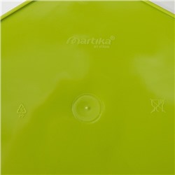 Кашпо для цветов со вставкой «Палермо», 3.6 л, цвет оливковый