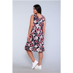 Сарафан на бретелях с цветочным принтом