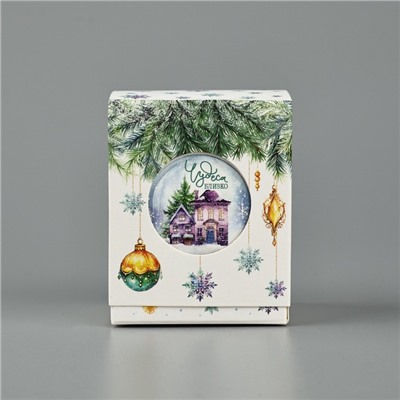 Бонбоньерка новогодняя «С новым годом», 6×7×6 см