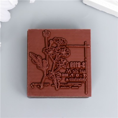 Печать дерево «Ромашки», 4.7×5 см