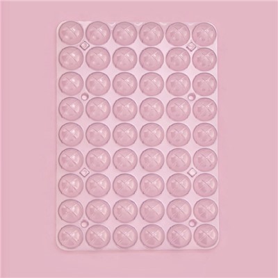 Форма для шоколада и конфет из 2-х частей «Конфеты», 31.5×21 см, 54 ячейки 3×1.5 см, цвет прозрачный