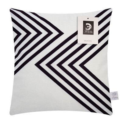 Наволочка декоративная Этель Геометрия «Абстракция» 40×40 см, велюр