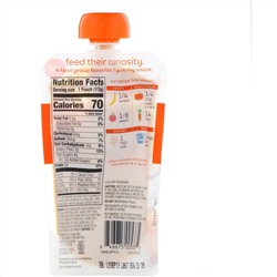 Plum Organics, Tots, Mighty 4, 4 Food Group Blend, Banana, Peach, Pumpkin, Carrot, Greek Yogurt, Oat, 4 oz (113 g)