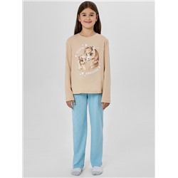 КОМПЛЕКТ ДЛЯ ДЕВОЧЕК (ЛОНГСЛИВ, БРЮКИ) 567756