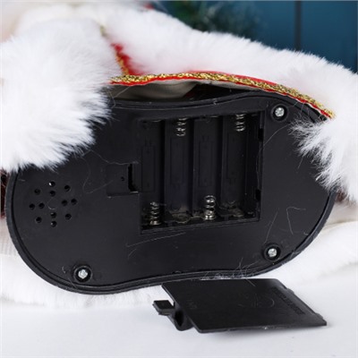 Фигурка Дед Мороз 40 см красный кафтан / 23A14-16 /уп 18/музыкальный