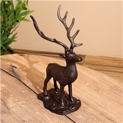 Сувенир «Олень», 17×16×34 см, алюминий