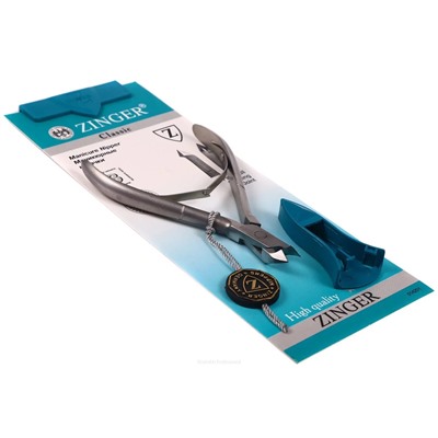 Zinger Кусачки маникюрные для кутикулы / Classic В-188-FD SH LJ, двойная пружина, ручная заточка 1341