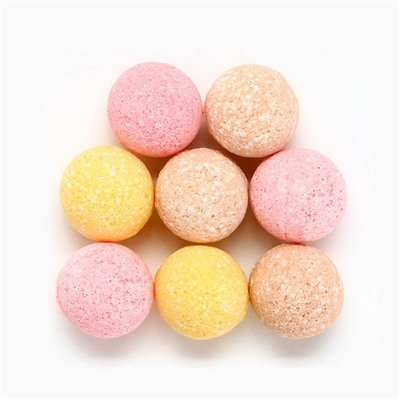 Бомбочки для ванны «С праздником», аромат ваниль, мед, роза, 8×20 г, Чистое счастье