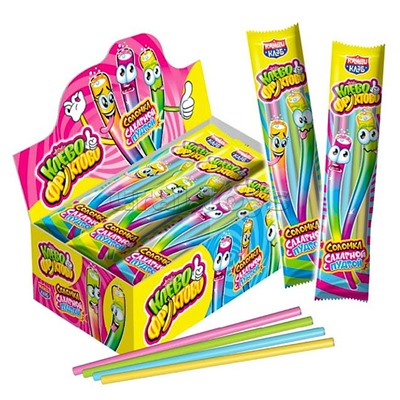 Соломка с сахарной пудрой "Клёво-Фруктово" 14гр (48шт)