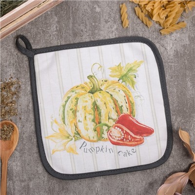 Прихватка Этель Vegetable 19х19 см, 100% хлопок, саржа, ватин 250 г/м2