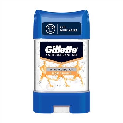 Дезодорант-Антиперспирант Жиллетт Sport Triumph Гелевый с гранулами 70мл