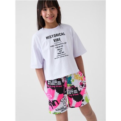 Шорты трикотажные для девочек, 2 шт в комплекте