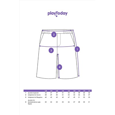 Шорты, 2 шт. PLAYTODAY, 1121316