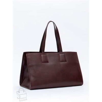 Сумка женская кожаная 1008M wine red Polina&Eiterou
