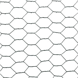 Сетка плетёная с ПВХ покрытием, 5×1 м, ячейка 25×25 мм, d=0.9 мм, металл, Greengo