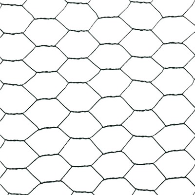 Сетка плетёная с ПВХ покрытием, 5×1 м, ячейка 25×25 мм, d=0.9 мм, металл, Greengo