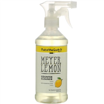 Fruit of the Earth, Meyer Lemon Counter Cleaner, 16 fl oz (473 ml)