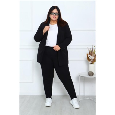 Брюки 24660 (Леопард-черный)