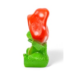 Садовая фигура из гипса «Лягушка улыбка под мухомором», 27.5×12×23.5 см