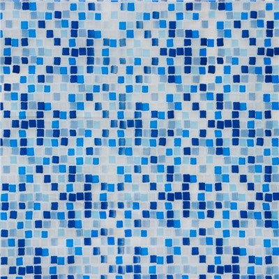 Штора для ванной Доляна «Плитка», 180×180 см, ПВХ