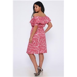 Платье 71075 (Малиновый)