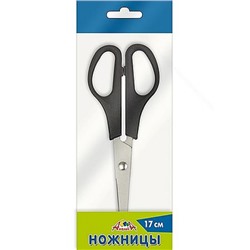 Ножницы 170 мм черные С0089Р АппликА