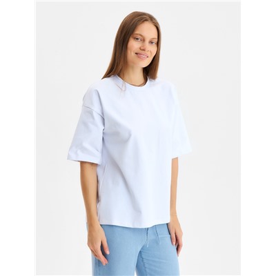 Футболка женская MINAKU: Casual Collection, белая, размер 44