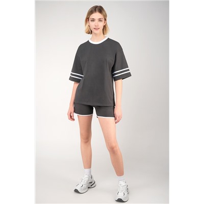 Женский костюм оверсайз из хлопка Happyfox