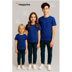Детская однотонная футболка Happyfox