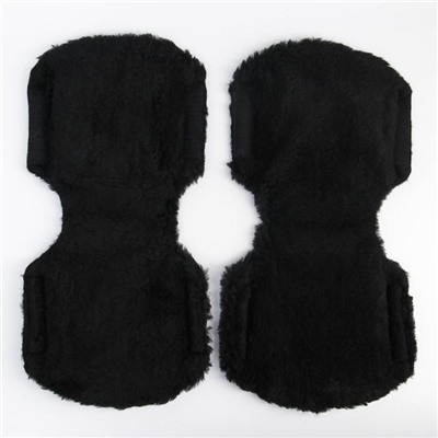 Варежки-муфты на ручку коляски, 2 шт., синяя