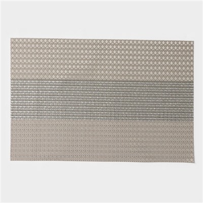 Салфетки сервировочные на стол Доляна «Сияние», 4 шт., 45×30 см, бежевые