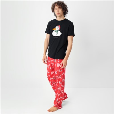 Пижама мужская KAFTAN «С га-га годом», размер 56