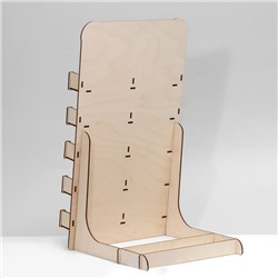 Органайзер под визитки 10 ячеек, 27×25×45 см, бежевый