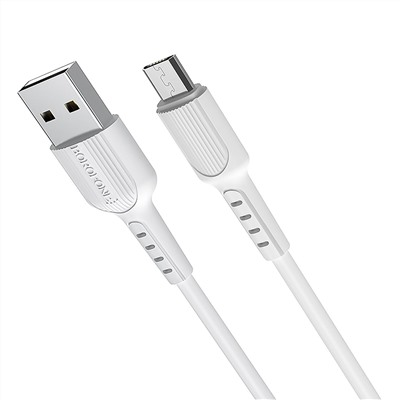 Кабель USB - micro USB Borofone BX16 Easy 12W 100см 2,4A  (white)