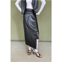 Юбка эко-кожа  ECO040/03/Черный