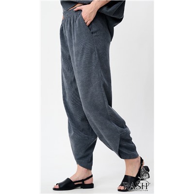 Костюм "Boho" микровельвет серый