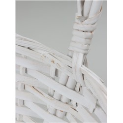 Корзина плетёная Diamond, ива, белый