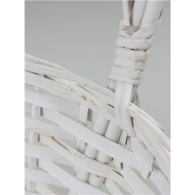 Корзина плетёная Diamond, ива, белый